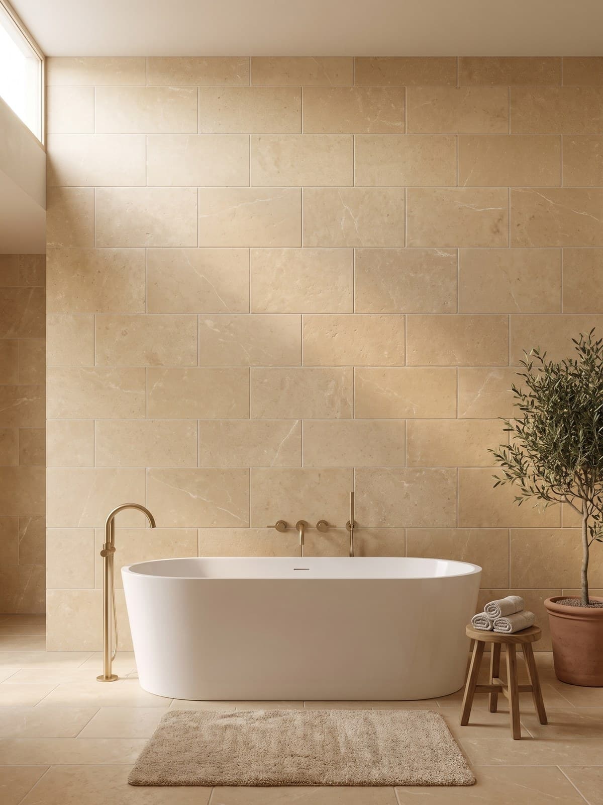 Atlas Beige Poli Mat Vieilli — application 2