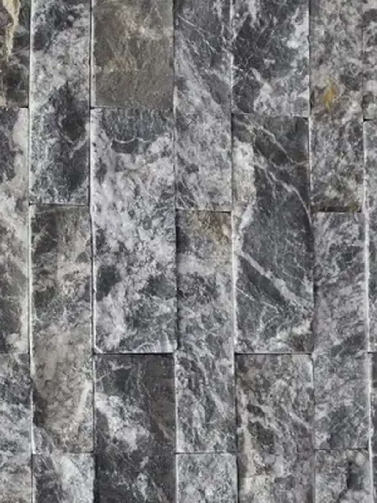 Mountain Noir Eclaté — Mountain Noir with Eclaté finish, Moroccan natural stone texture