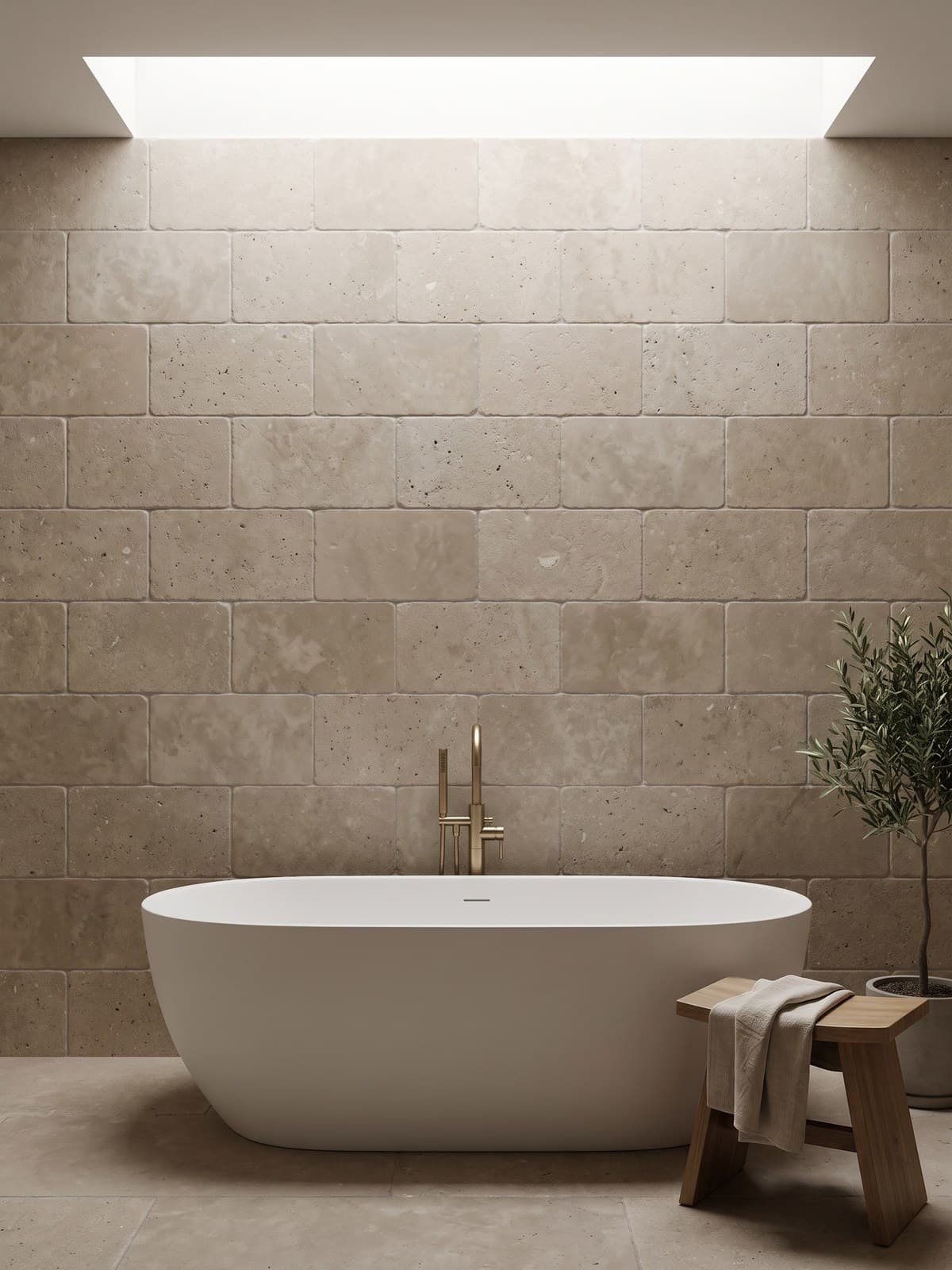 Pebble Beige Poli Mat Vieilli — application 2